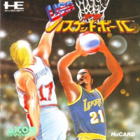 USA Pro Basketball JP PC Engine  box art